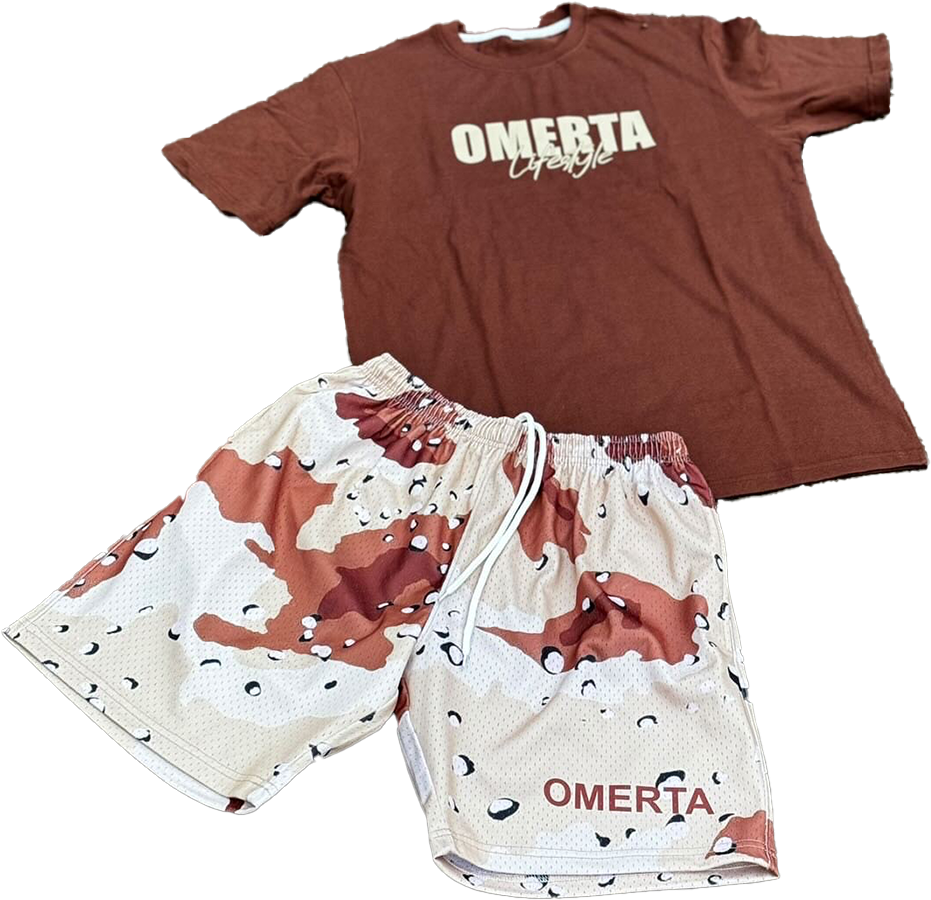 Omerta Lifestyle Camo Mesh Shorts