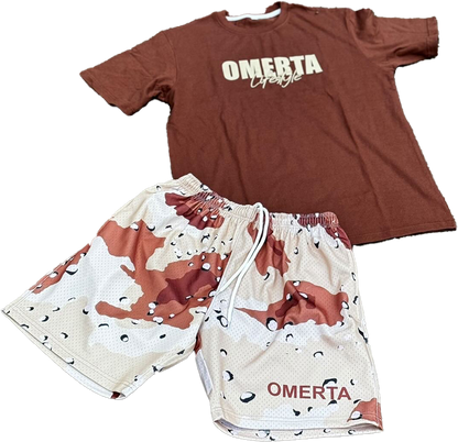 Omerta Lifestyle Camo Mesh Shorts