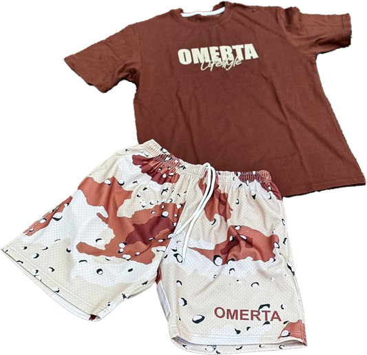 Omerta Lifestyle Camo Mesh Shorts