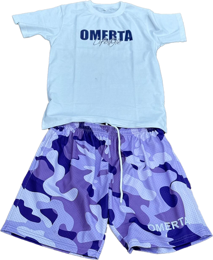 Omerta Lifestyle Camo Mesh Shorts